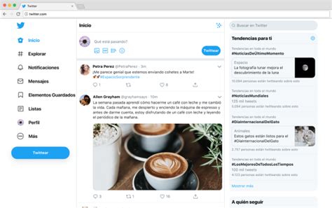 twitter página oficial.